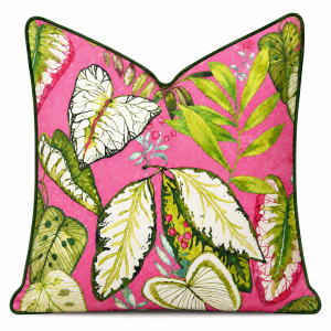 ballito pink botanical scatter cushion cover
