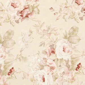 Blush Meadow Rose Poly Cotton Table Napkin Set