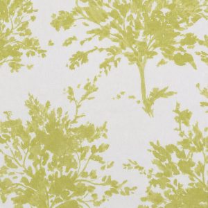 Citron Fern Silhouette Poly Cotton Table Napkin Set 1