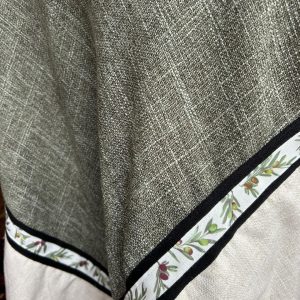 constantia olive border tablecloth