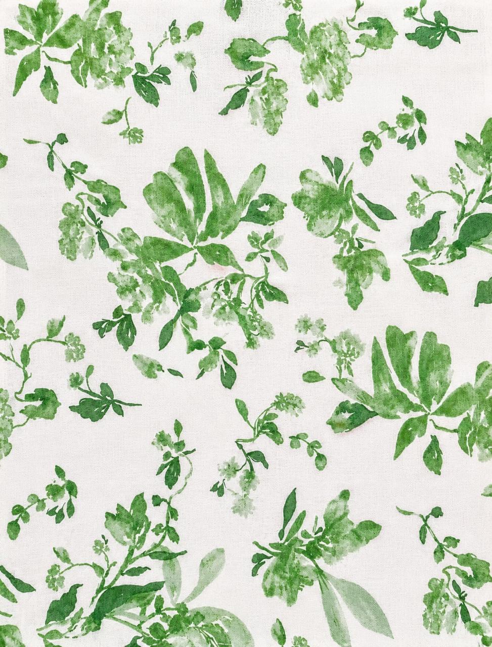 Emerald Leaf Study Poly Cotton Table Napkin Set 1