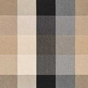 Graphite Woven Check Cotton Table Napkin Set