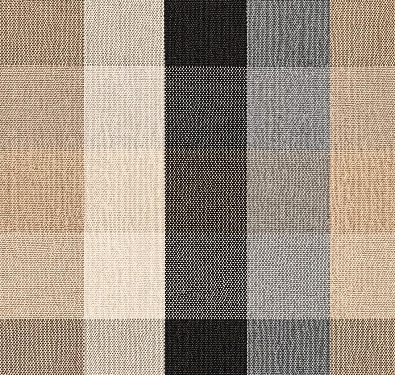 Graphite Woven Check Cotton Table Napkin Set