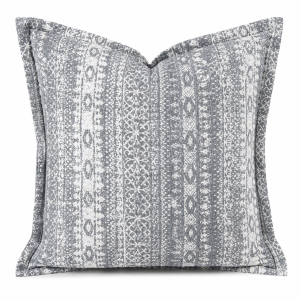 hermanus grey patterned scatter cushion cover
