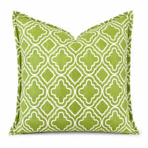 knysna green trellis scatter cushion cover