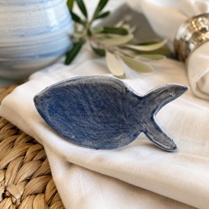 Mist Leaf Porcelain Napkin Ring Set