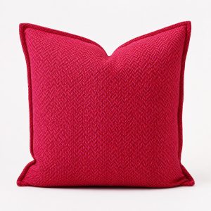 mokala cerise pink textured scatter cushion cover 1