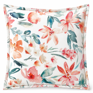 pringle bay watercolour floral scatter cushion cover 1