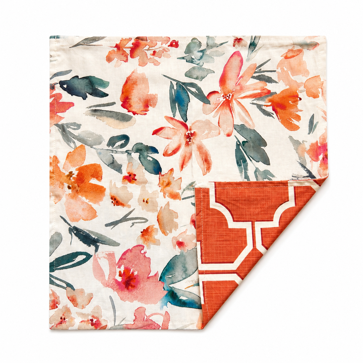 pringle bay watercolour floral scatter cushion cover