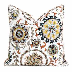 robertson medallion print scatter cushion cover 1