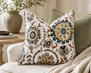 robertson medallion print scatter cushion cover