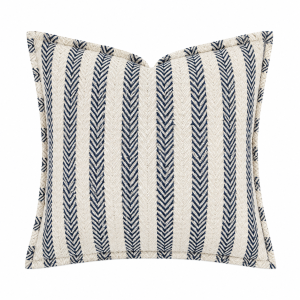 simon’s town navy herringbone stripe scatter cushion cover