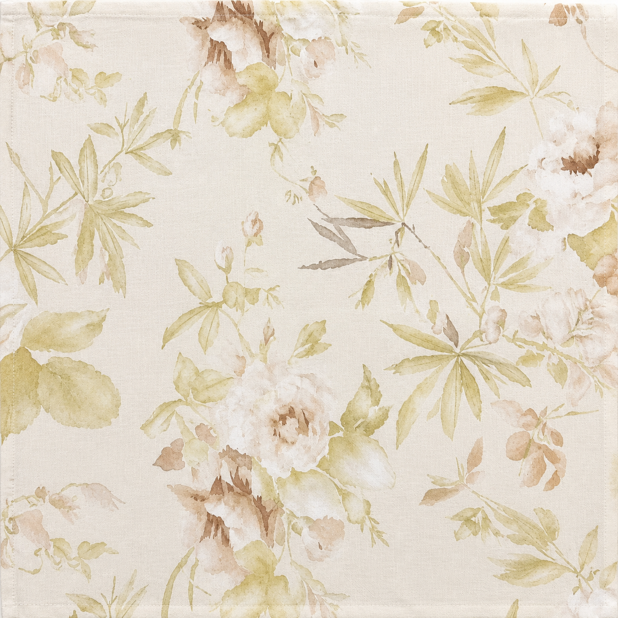 Soft Meadow Cotton Floral Table Napkin Set