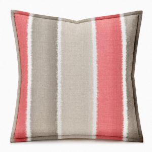 Swellendam Coral Stripe Scatter Cushion Cover