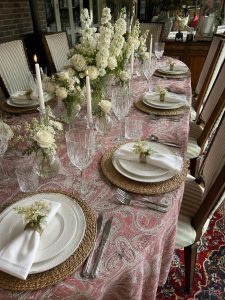 wellington rose paisley tablecloth 2